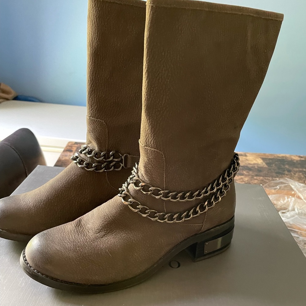 Vince Camuto Distressed Leather Boots